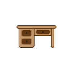 table icon logo vector design