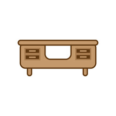 table icon logo vector design