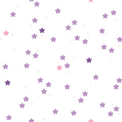 Kawaii starry sky seamless vector pattern. Fun design. Cute hand drawn doodle background for kids room decor, nursery art, fabric, wallpaper, wrapping paper, apparel, gift, textile, card, packaging.