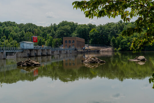 Rapide Croche Transfer Station and Lock And Dam On Fox River Near Wrightstown, Wisconsin