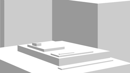 3D model rigid concept architecture idea