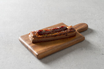 Sandwich curry, apple pie, pie, apple, salt bread, salt, bread, Johnsonville pastry, pastry, blueberry, bread, Danish rope