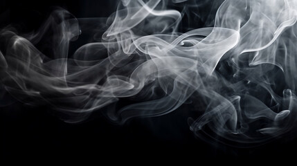Smoke and Mist an ethereal abstract background. Generative ai.
