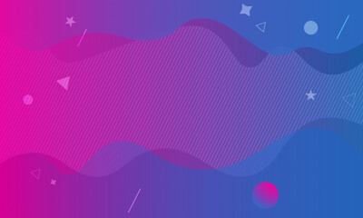 Fototapeta premium Colorful geometric background. Liquid color background design. Fluid shapes composition. Eps10 vector
