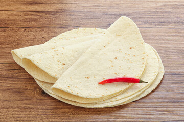 Mexican Tortilla circle bread for cooking