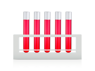 chemical test tube transparent background