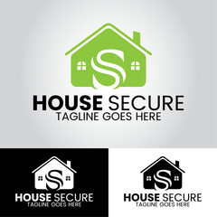 House Secure Business Vector Logo Design Template