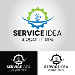 Service Idea Business Vector Logo Design Template