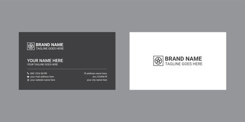 Simple business card design for corporate business,professional and personal business card design.