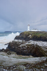 Fototapeta na wymiar views at Fanad Head Lighthouse in County Donegal, Ireland