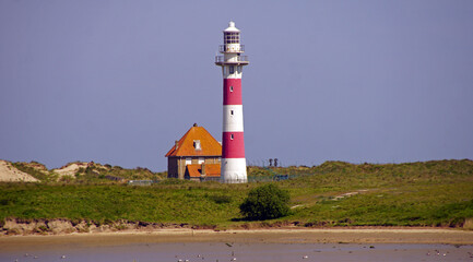 Fototapeta na wymiar Nieuwpoort Lighthouse