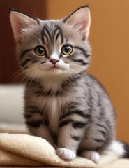 A cute little cat