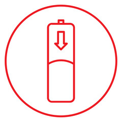 Fototapeta premium battery icon