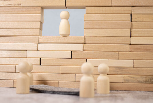 Young parkour free runner free running jumping from rooftop