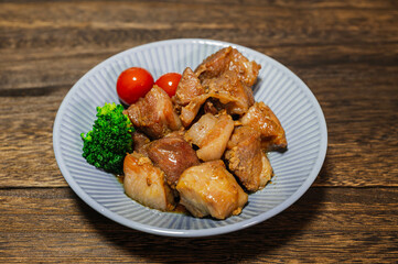 角切り豚肉のチャーシュー