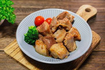 角切り豚肉のチャーシュー