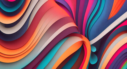 abstract background with curves