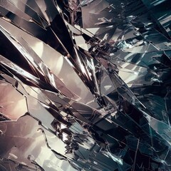 Abstract Glass Shard Texture
