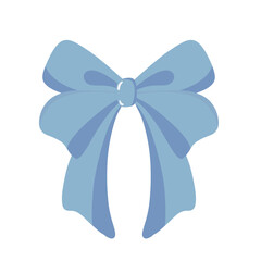 Dark blue bow