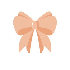 Orange bow