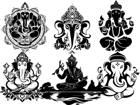 Discover more than 162 ganesh line drawing