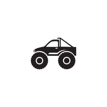 monster truck icon symbol sign vector