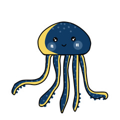 Lovely octopus happy idea sea