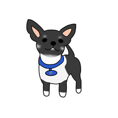 chihuahua dog cartoon