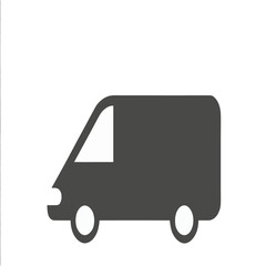 truck icon on white