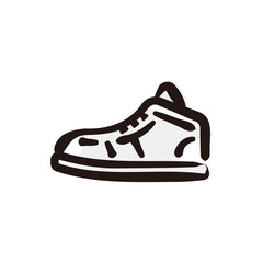 Sneaker - Hip Hop icon/illustration (Hand-drawn line, colored version)