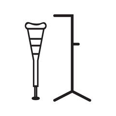 STICK icon design template vector