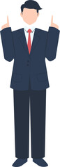 Businessman Illustration, man in suit, office worker, employee, we're hiring 