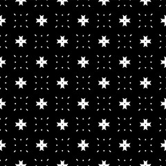 Seamless repeating pattern.  Black and white pattern for web page, textures, card, poster, fabric, textile.
