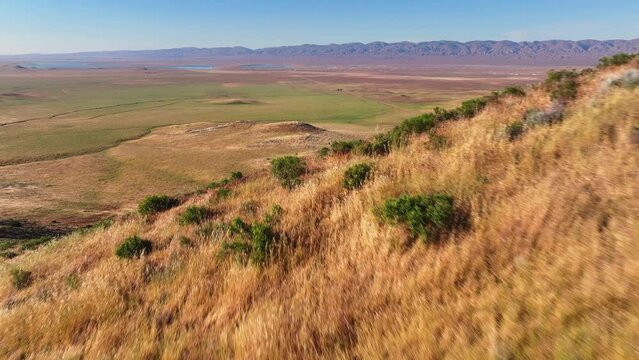 California Central Valley Carrizo Plain Aerial Drone
