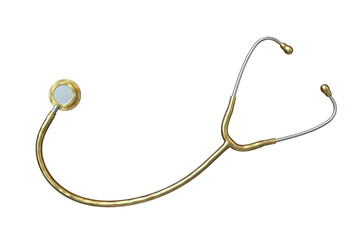 Medical stethoscope, 3D illustration