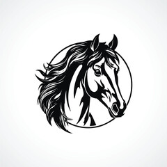 Obraz na płótnie Canvas Horse Logo Design Horse Logo Vector 