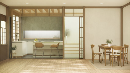 Kitchen room japanese style.