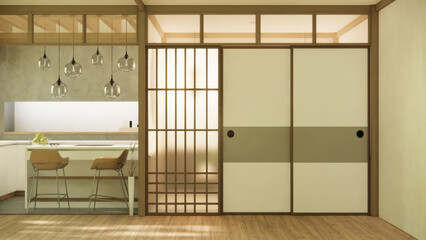 Kitchen room japanese style.