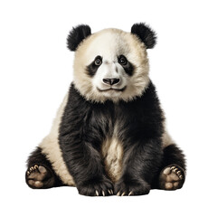 panda on transparent background