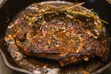 Cast Iron Rib Eye
