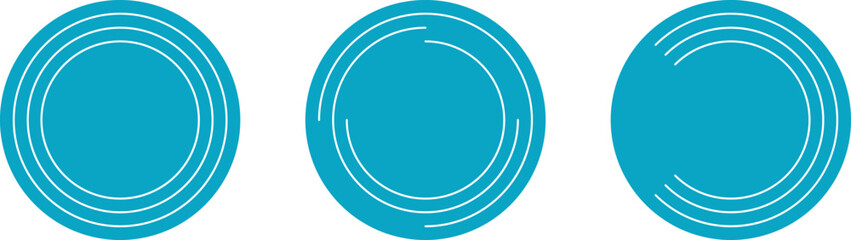 button abstraction, touch button, buttons for touch monitors and panels, round buttons with rotation