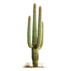 Saguaro Cactus on a transparent background