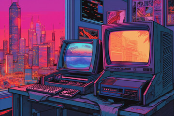 An 80s retro PC