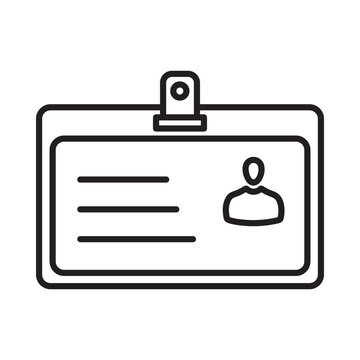 id card, id, identity card, business id card icon