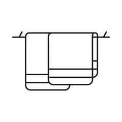 towel, bath towel, bathroom towel icon