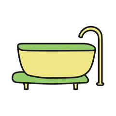 Bathtub, hot tub, personal care, Bath tub icon