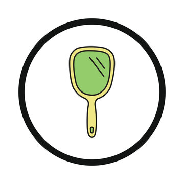 mirror, Accessory, beauty, fashion, personal care, hand mirror icon