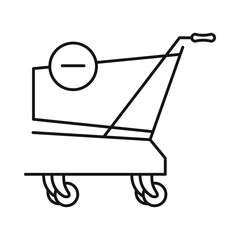 cart, remove cart, cross, shopping cart icon