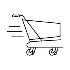 cart, supermarket, online cart, shopping cart icon
