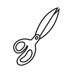 scissors, draw Scissors, kitchen shears, tailor school equipment, scissors icon